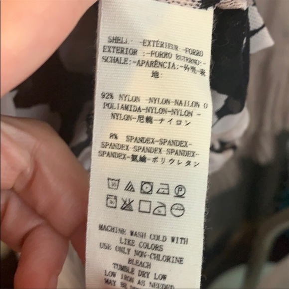 Free People Meg’s leopard print crop top black pink bubble hem mesh size XS - Picture 7 of 12